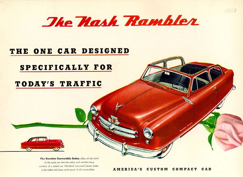 1953 Nash Rambler Brochure